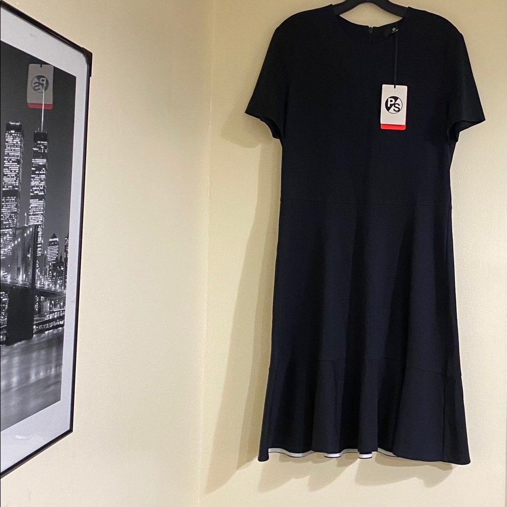 PS Paul Smith Black Knee Length Dress